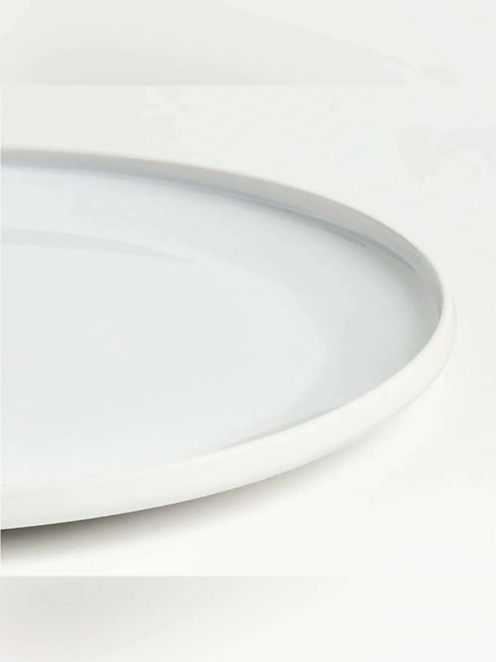 New! Crate&Barrel Porcelain Dinner Plate in White- Set of 4